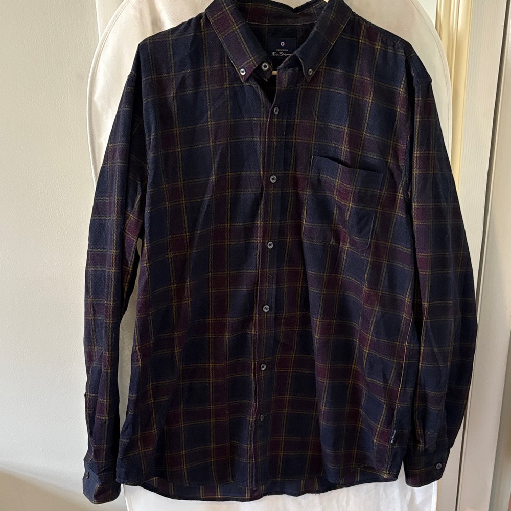 Ben Sherman - Men's Plaid button down Shirt